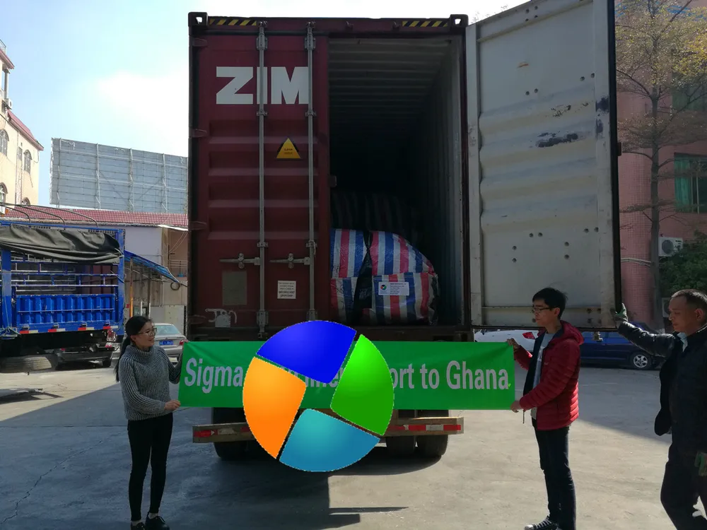 Ekspor pond liner ke Ghana