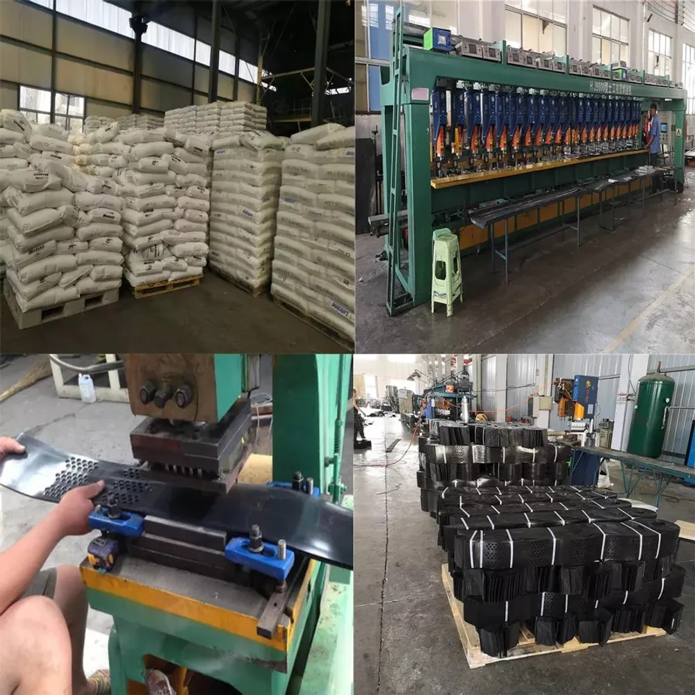 Geocell HDPE Halus (Smooth HDPE Geocell) — Produksi