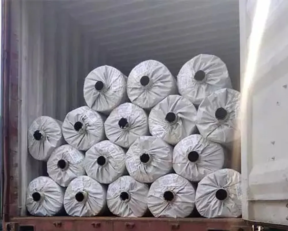 Geotextile Woven Poliester-PP (Polyester-PP Woven Geotextile) — Pengiriman & pengemasan